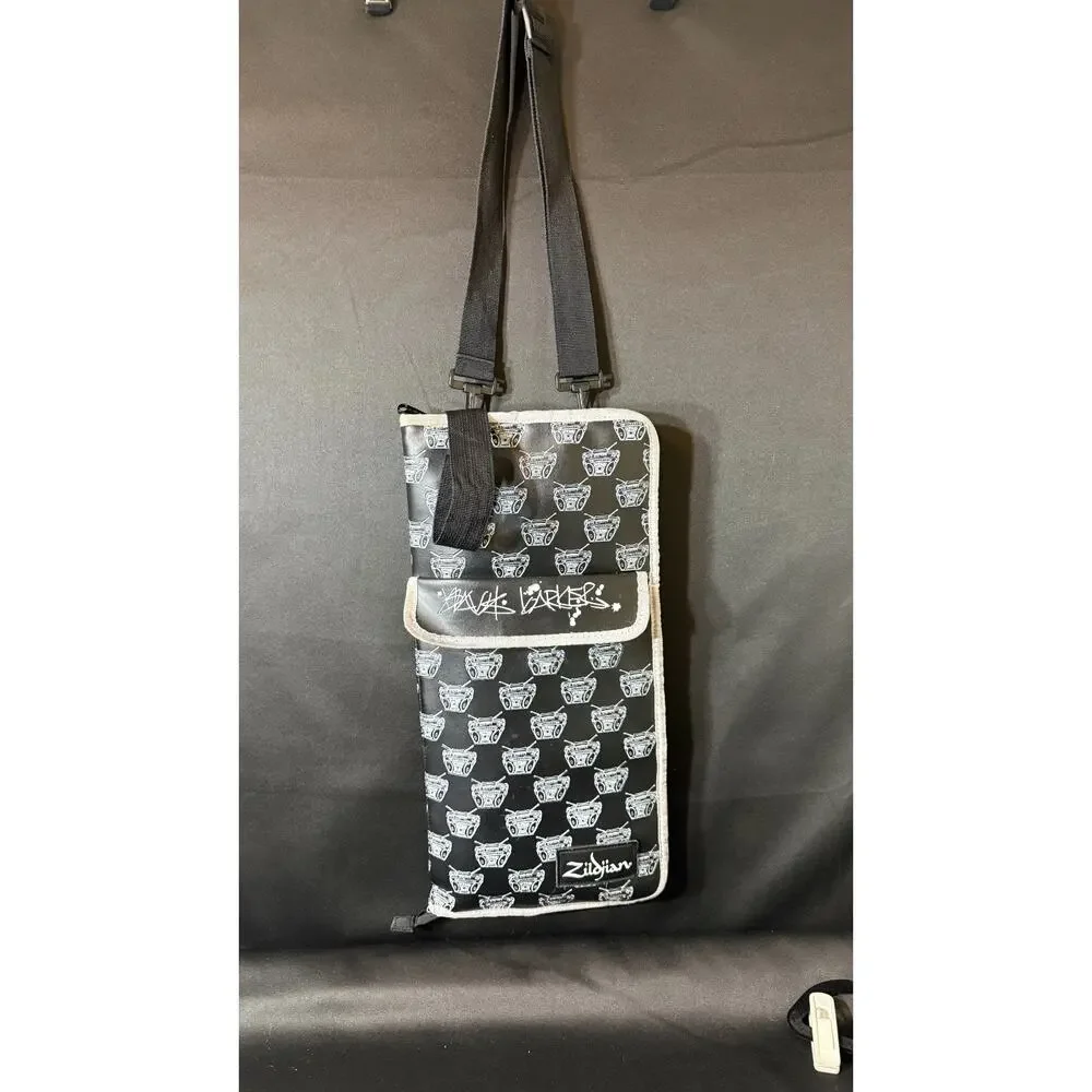 Rare Zildijan Trav2 Travis Barker Boom Box Drumstick Bag + 6 Sticks